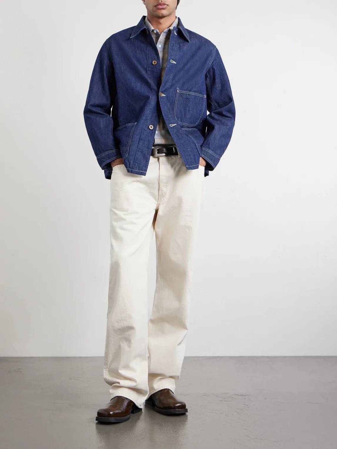 0105EC Straight-Leg Selvedge Jeans