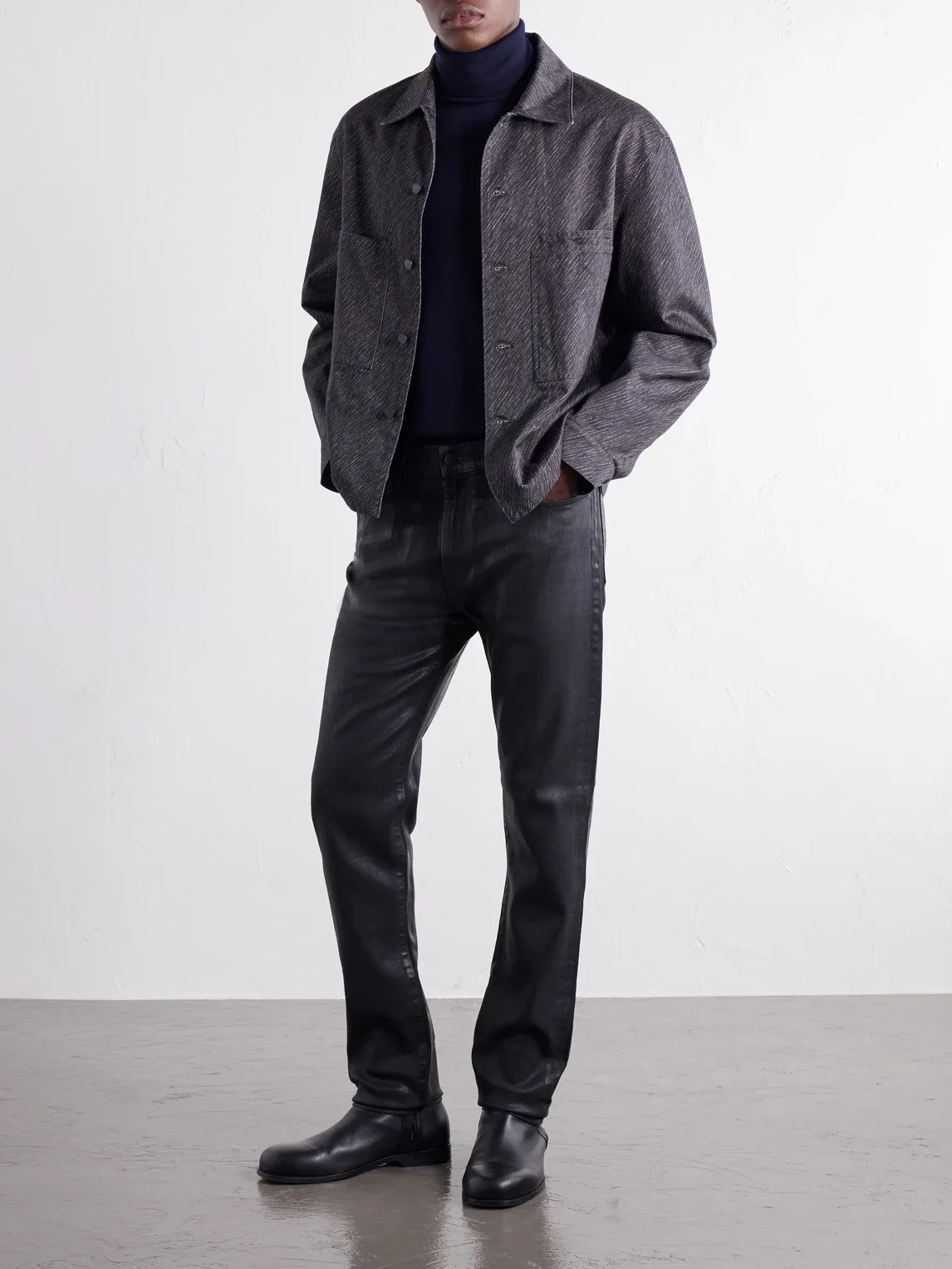 1979M Slim-Fit Tapered Coated Jeans