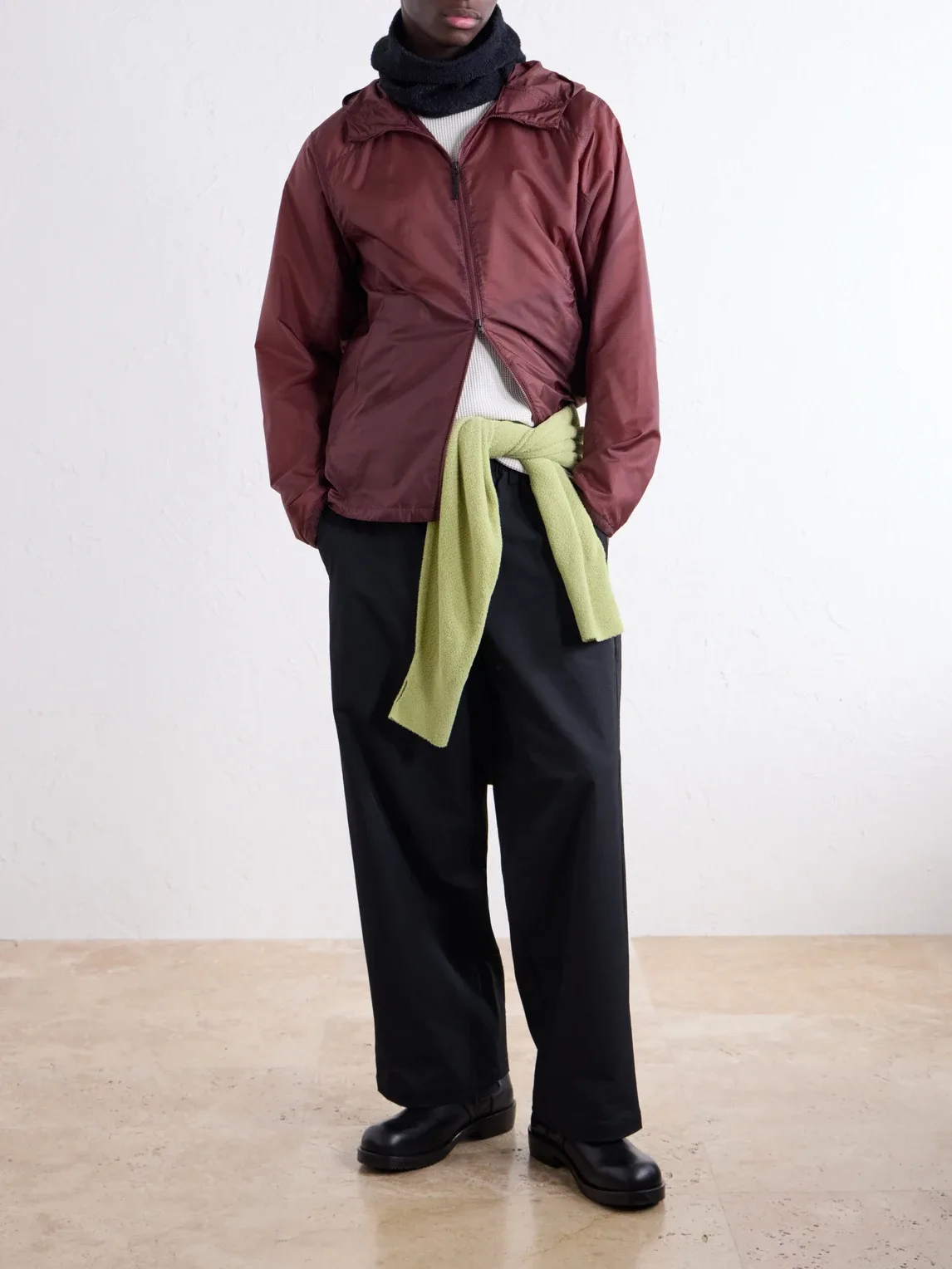Airly Packable Hooded Ripstop Jacket by Goldwin