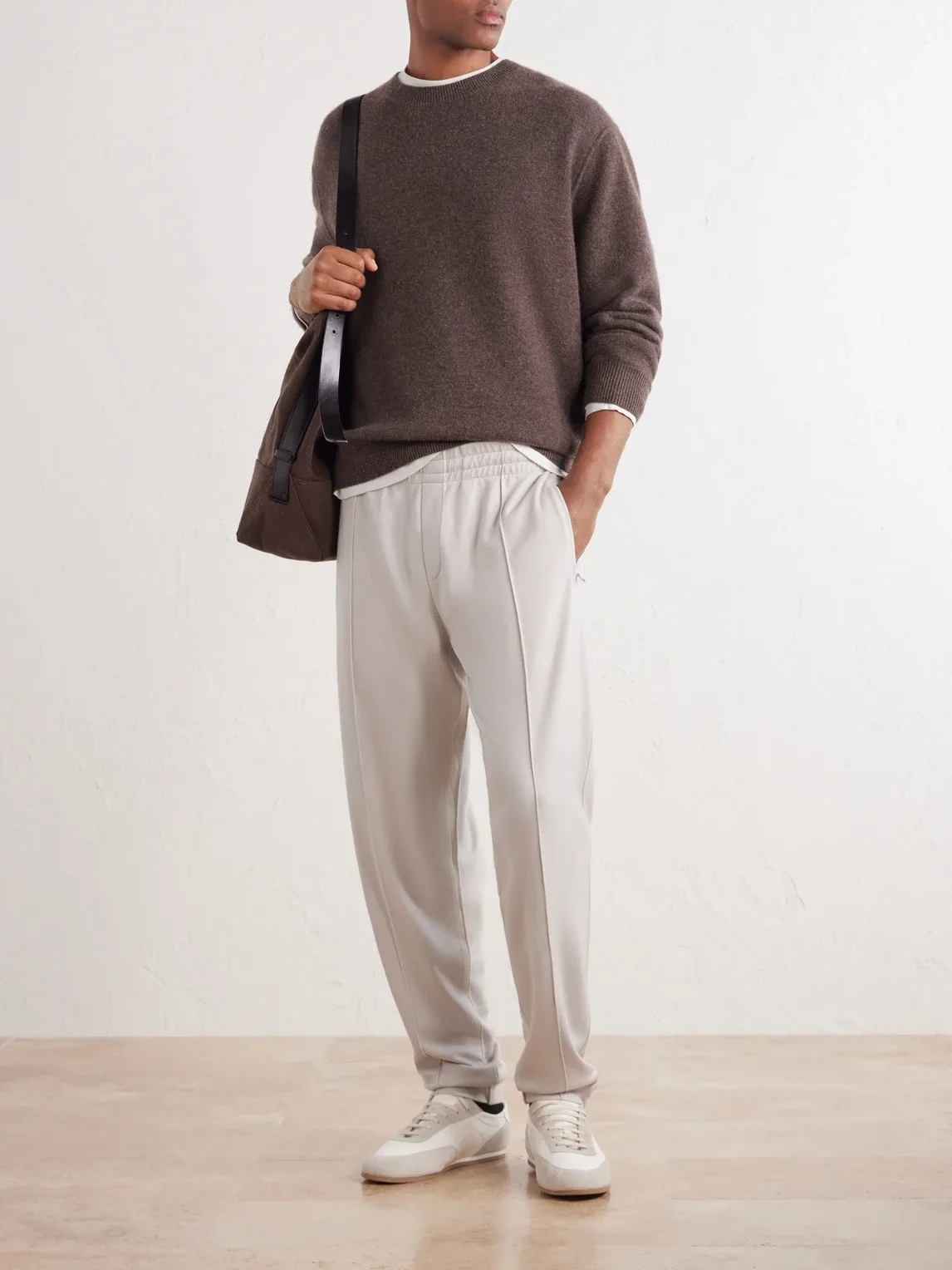 Tapered Wool-Jersey Sweatpants