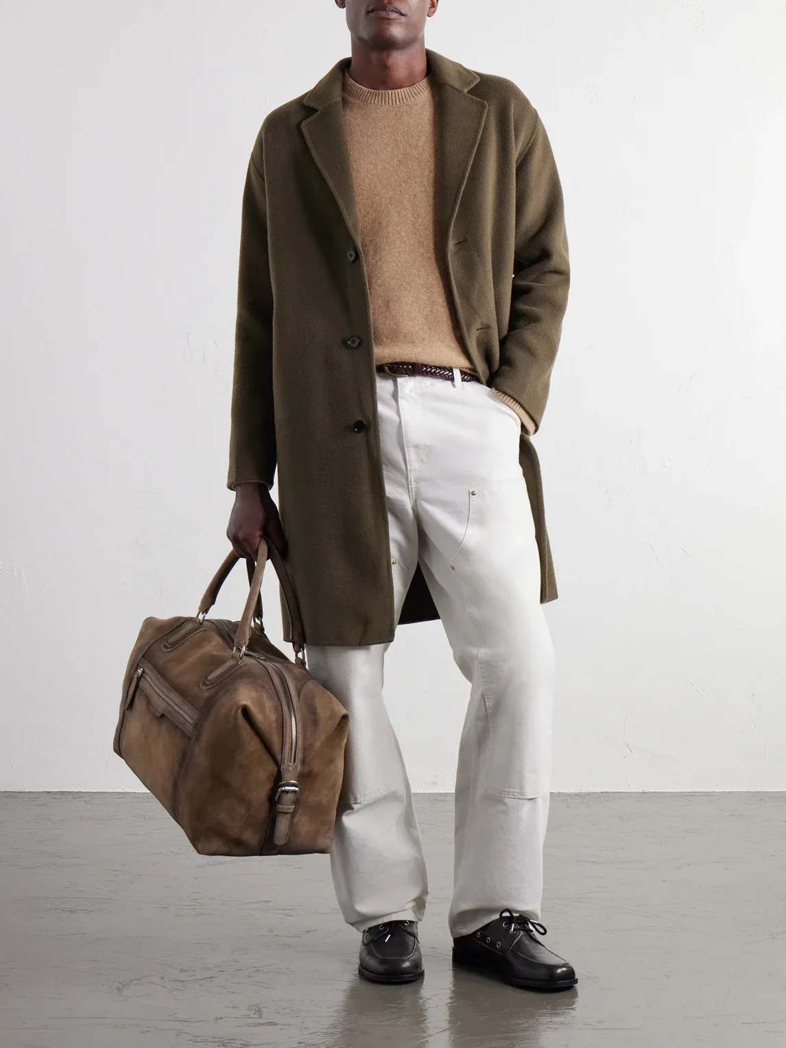 Kendrick 8447 Brushed Wool-Blend Twill Coat by Nn07