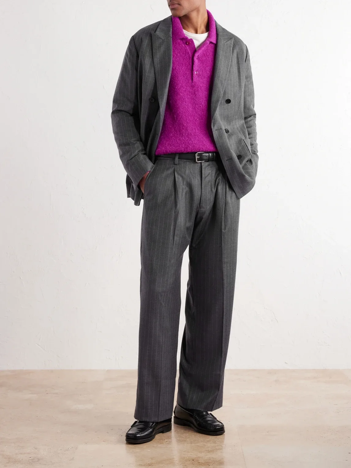 Kay 10052 Straight-Leg Pinstriped Wool-Blend Twill Trousers by Nn07