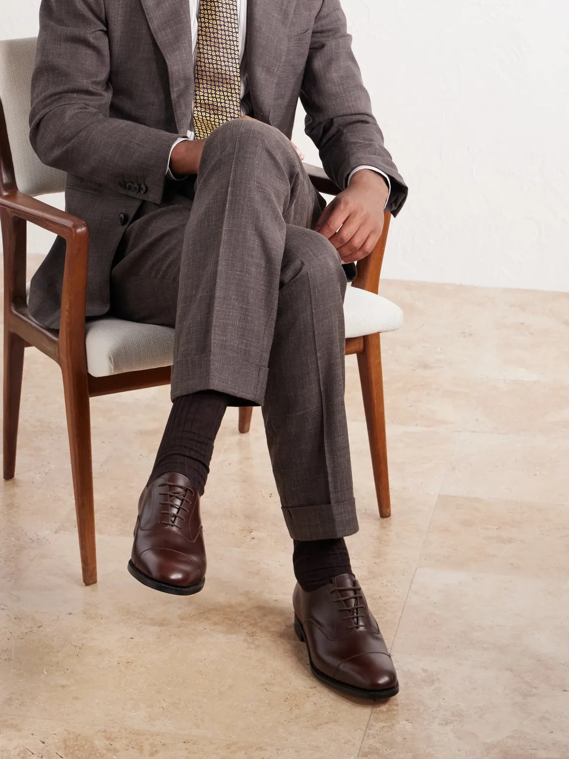 Cap Toe Leather Oxford Shoes by Jm Weston