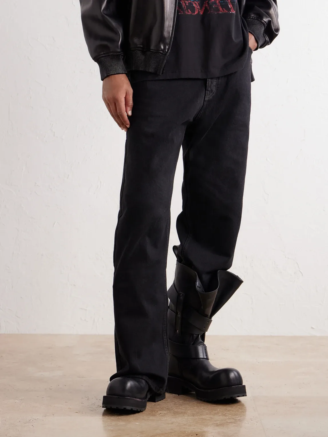 Venom Buckled Leather Boots by Balenciaga