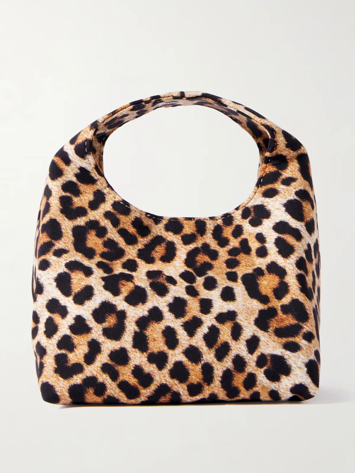 - Kenzie Leopard-print Jersey Clutch -