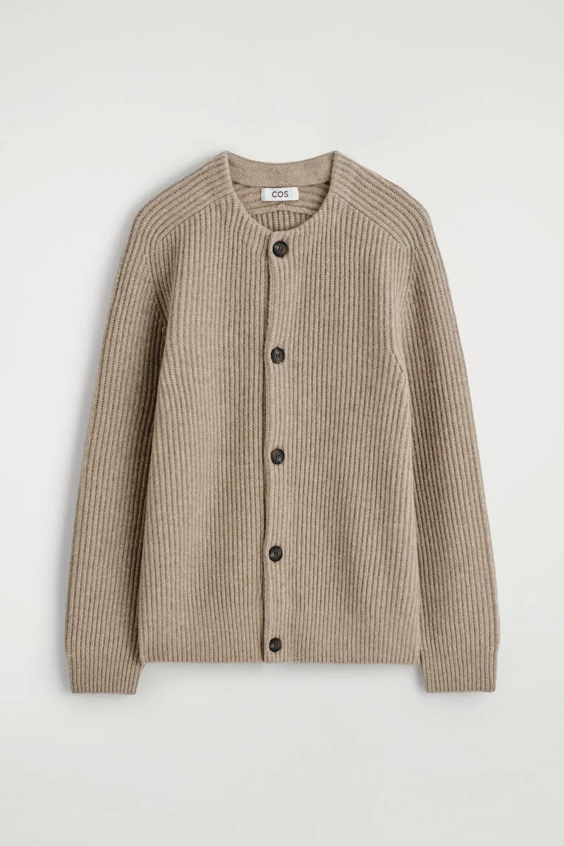 Ribbed Wool Crew-Neck Sweater by COS