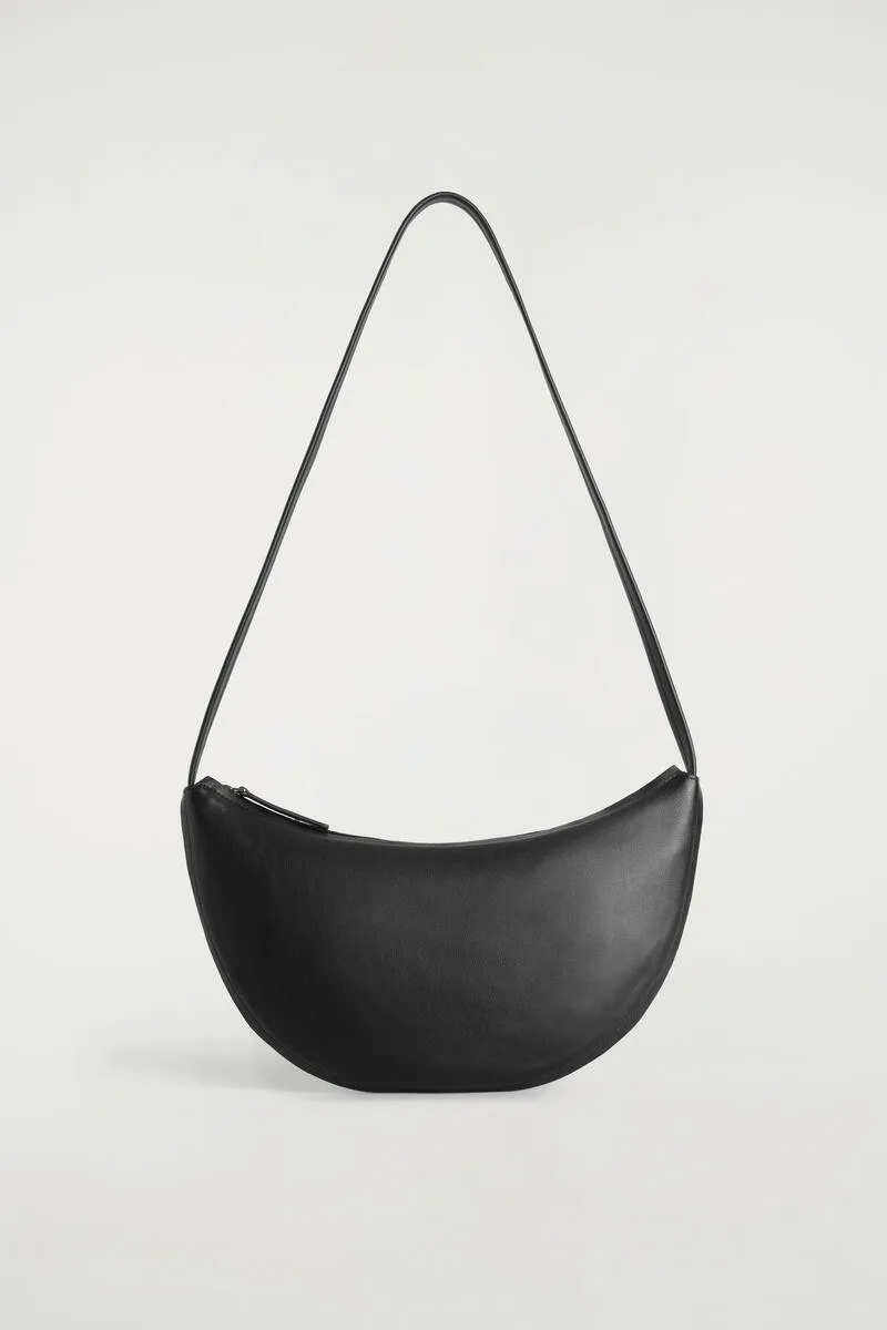 Curved Shoulder Bag - Leather by COS