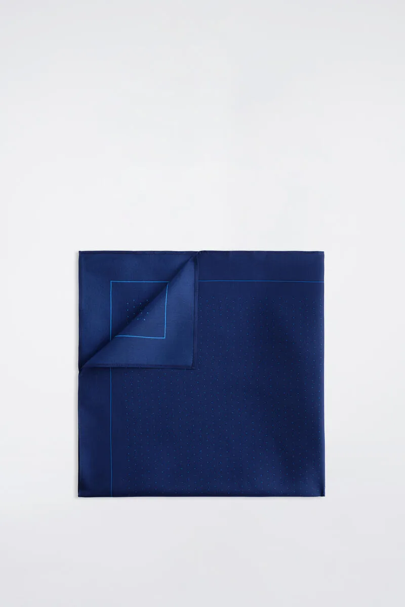 Polka-Dot Silk Pocket Square by COS