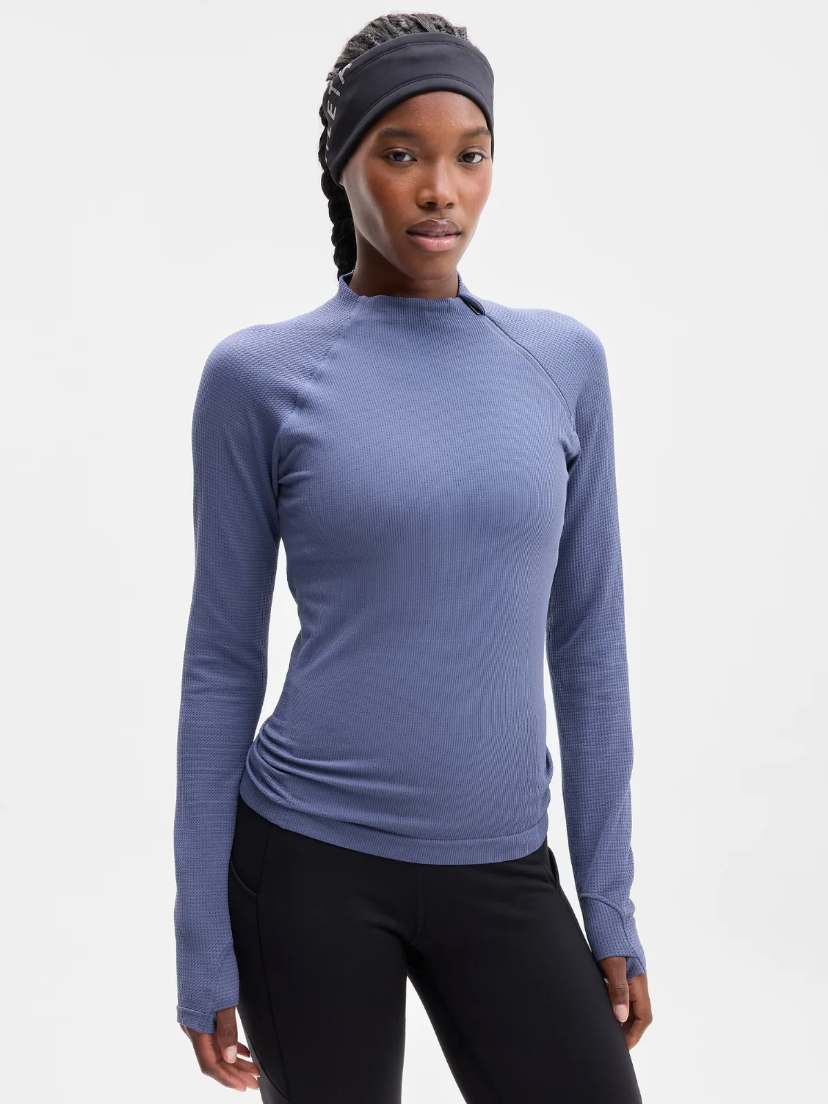 Flurry Seamless Asym Half Zip by Athleta