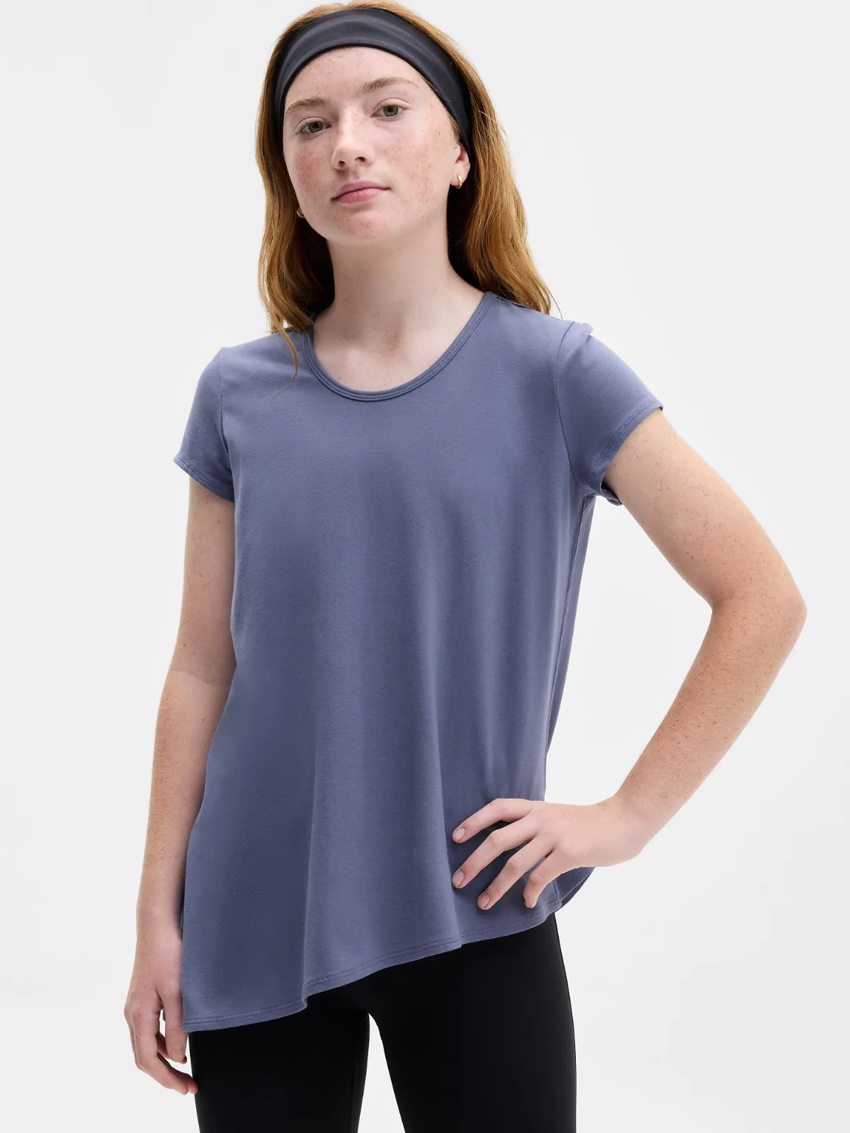 Athleta Girl Right Moves Asymm Babydoll Tee by Athleta