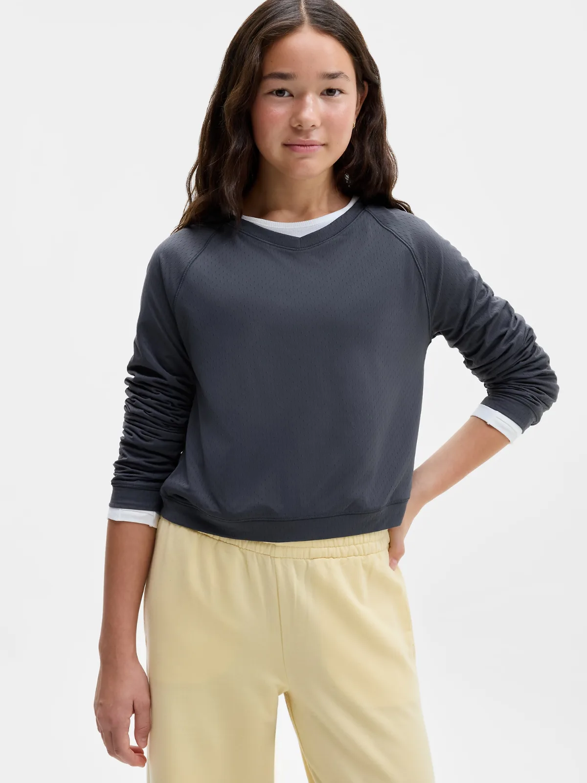 Practice Mesh Jersey Top by Athleta