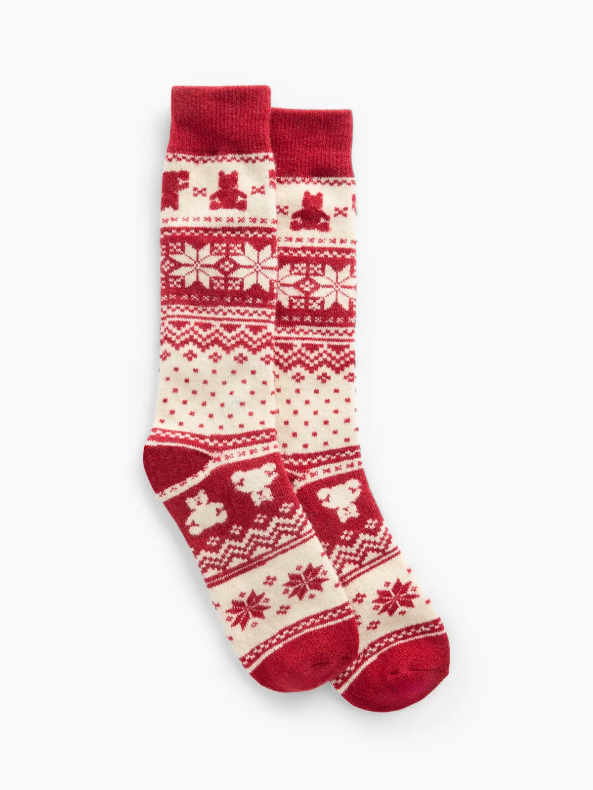 Wool-Blend Brannan Bear Fair Isle Crew Socks by Gap