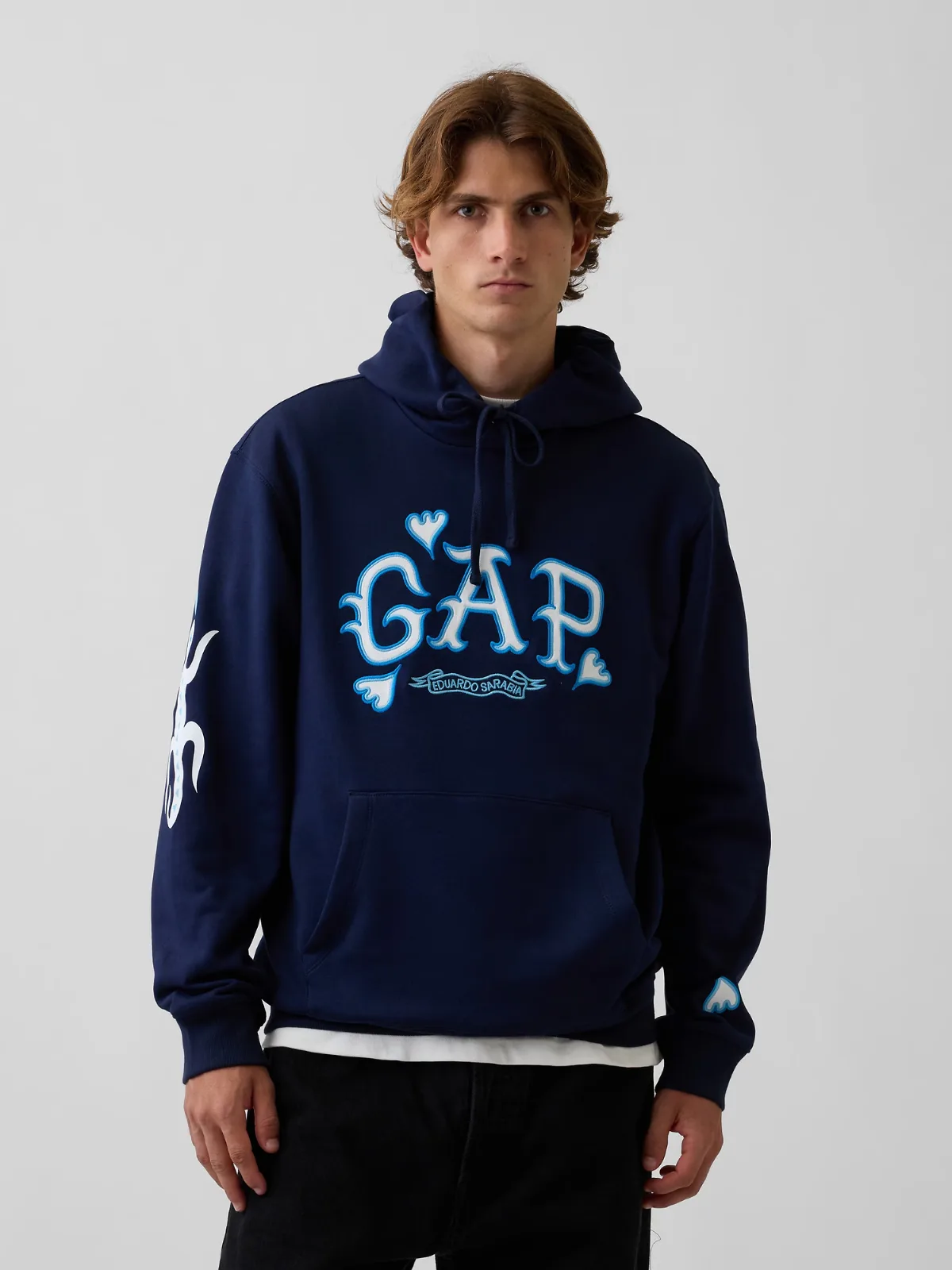 Heavyweight Logo Hoodie by Eduardo Sarabia by Gap
