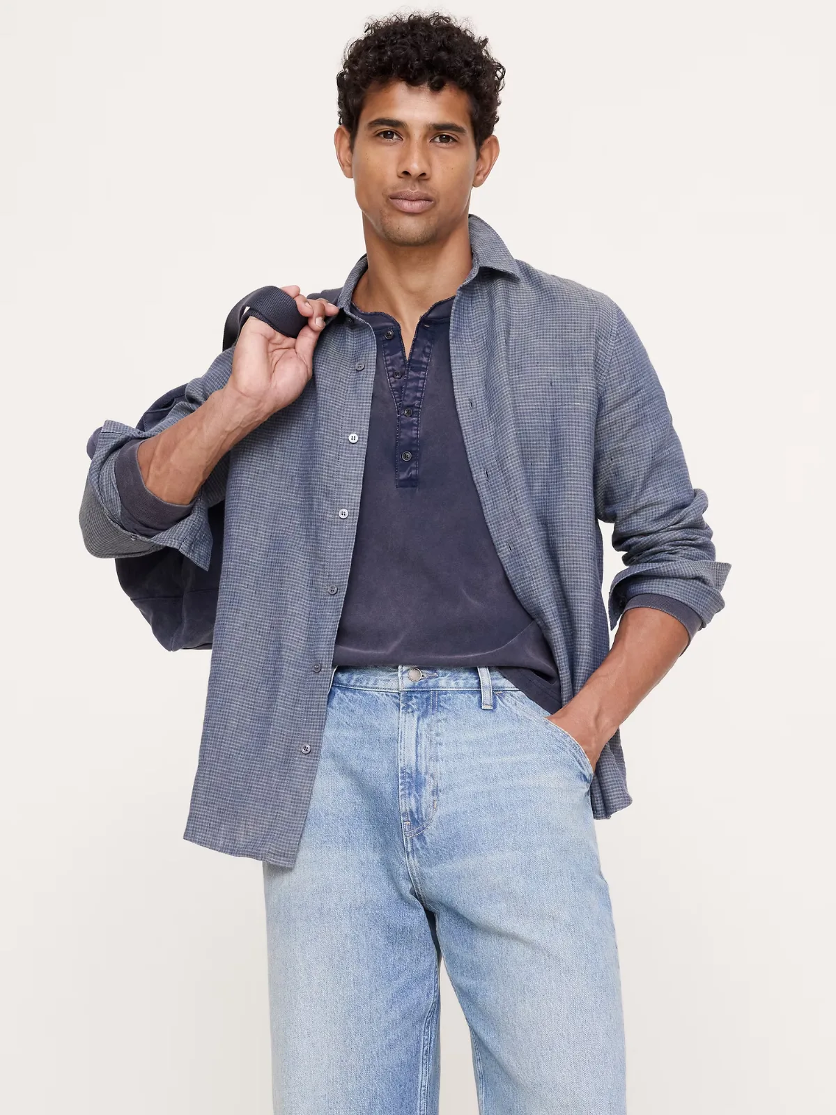 Standard-Fit Linen Shirt by Banana Republic