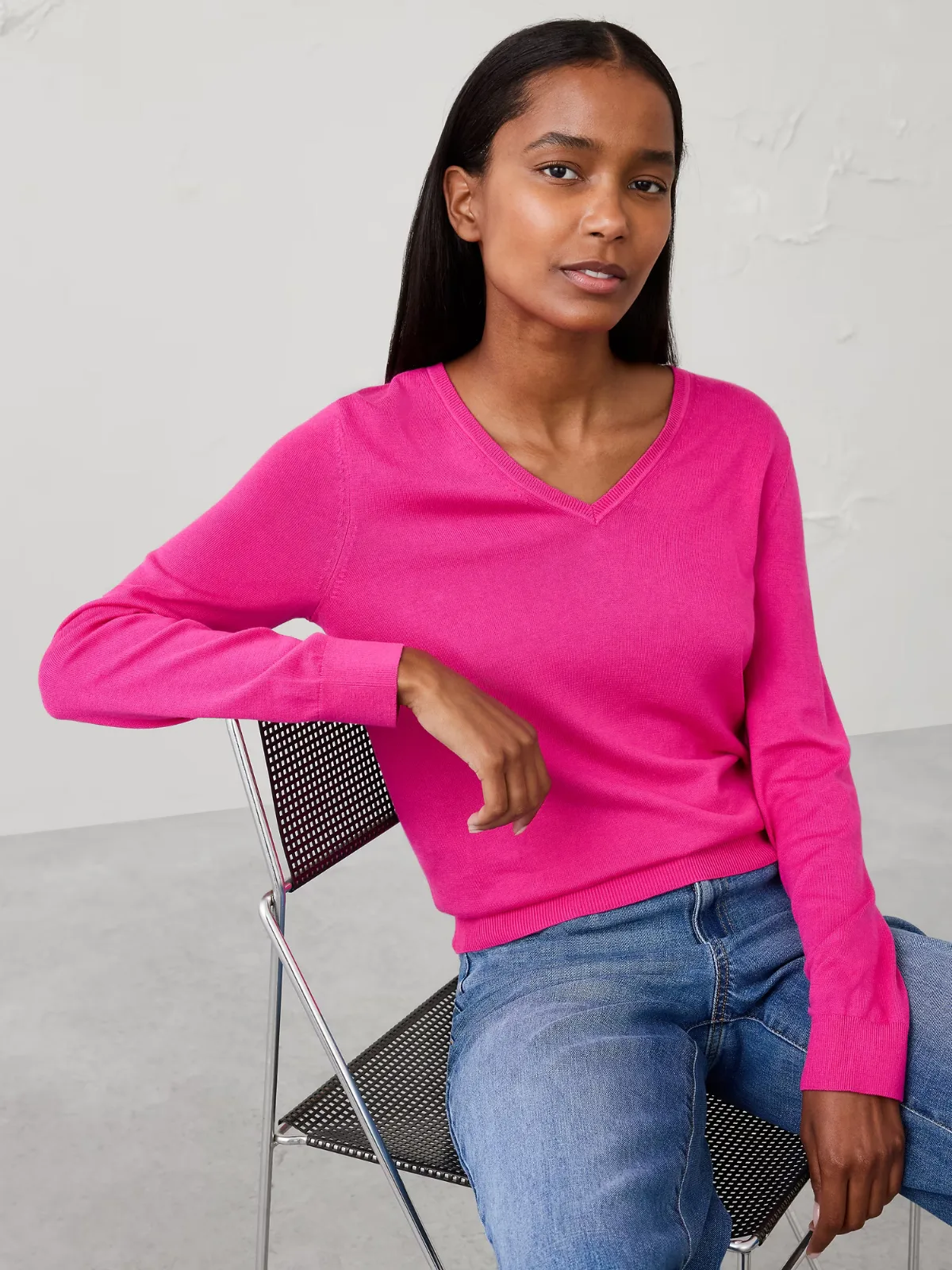 Forever V-Neck Sweater by Banana Republic