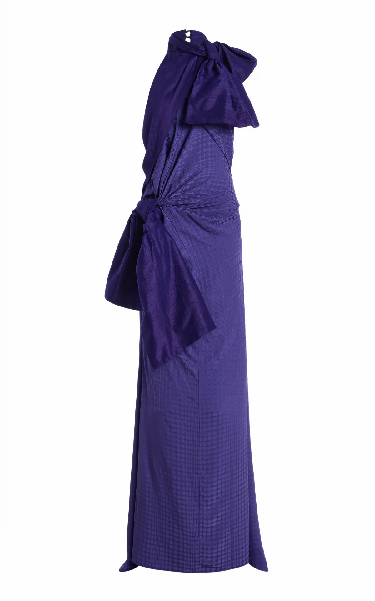 Double-Bow Jacquard Maxi Dress by Christopher John Rogers