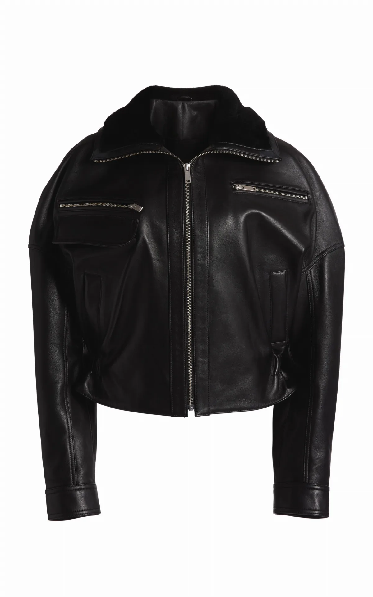 Atlas Leather Jacket by Christopher Esber