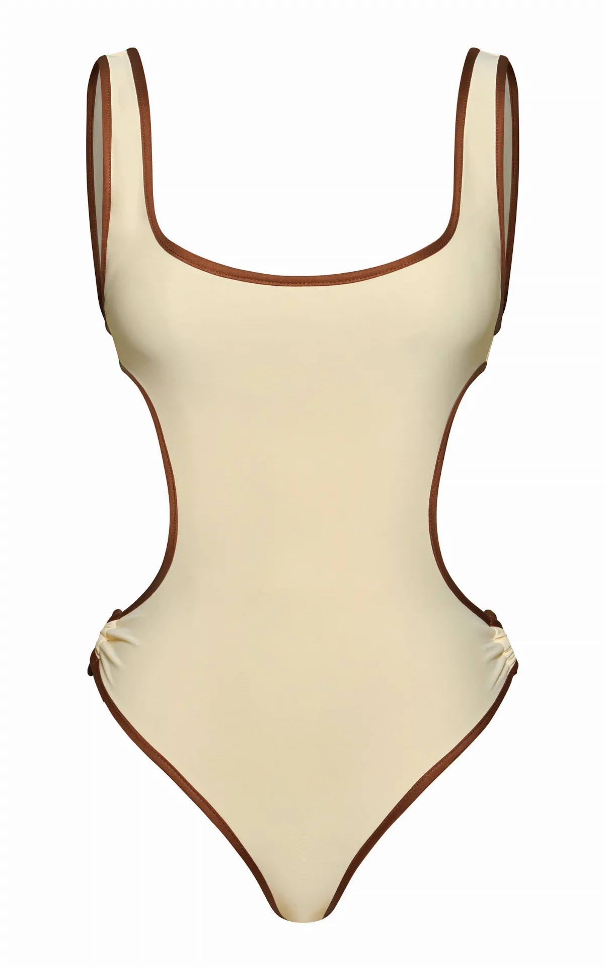 Raiz Marina One-Piece Jersey Swimsuit by Johanna Ortiz