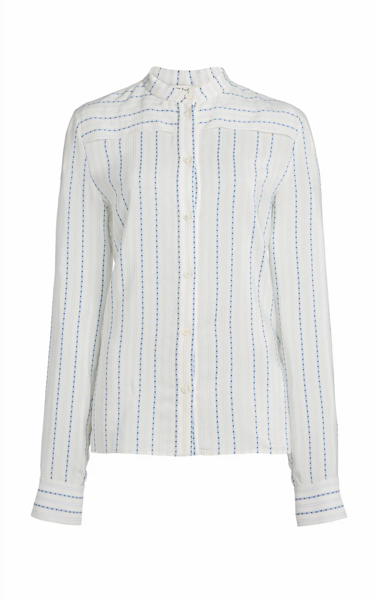 Embroidered Silk-Blend Shirt