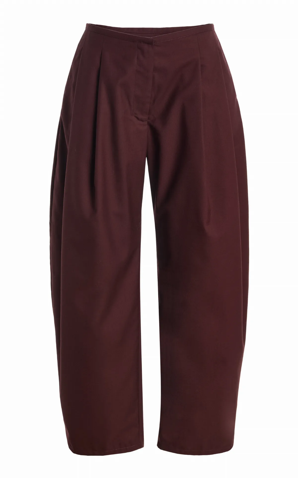 Pleated Wool Barrel-Leg Pants by Sloan