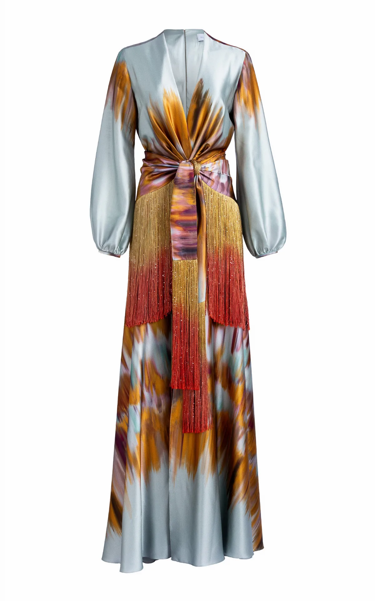 Sutton Printed Stretch-Silk Maxi Dress by Silvia Tcherassi