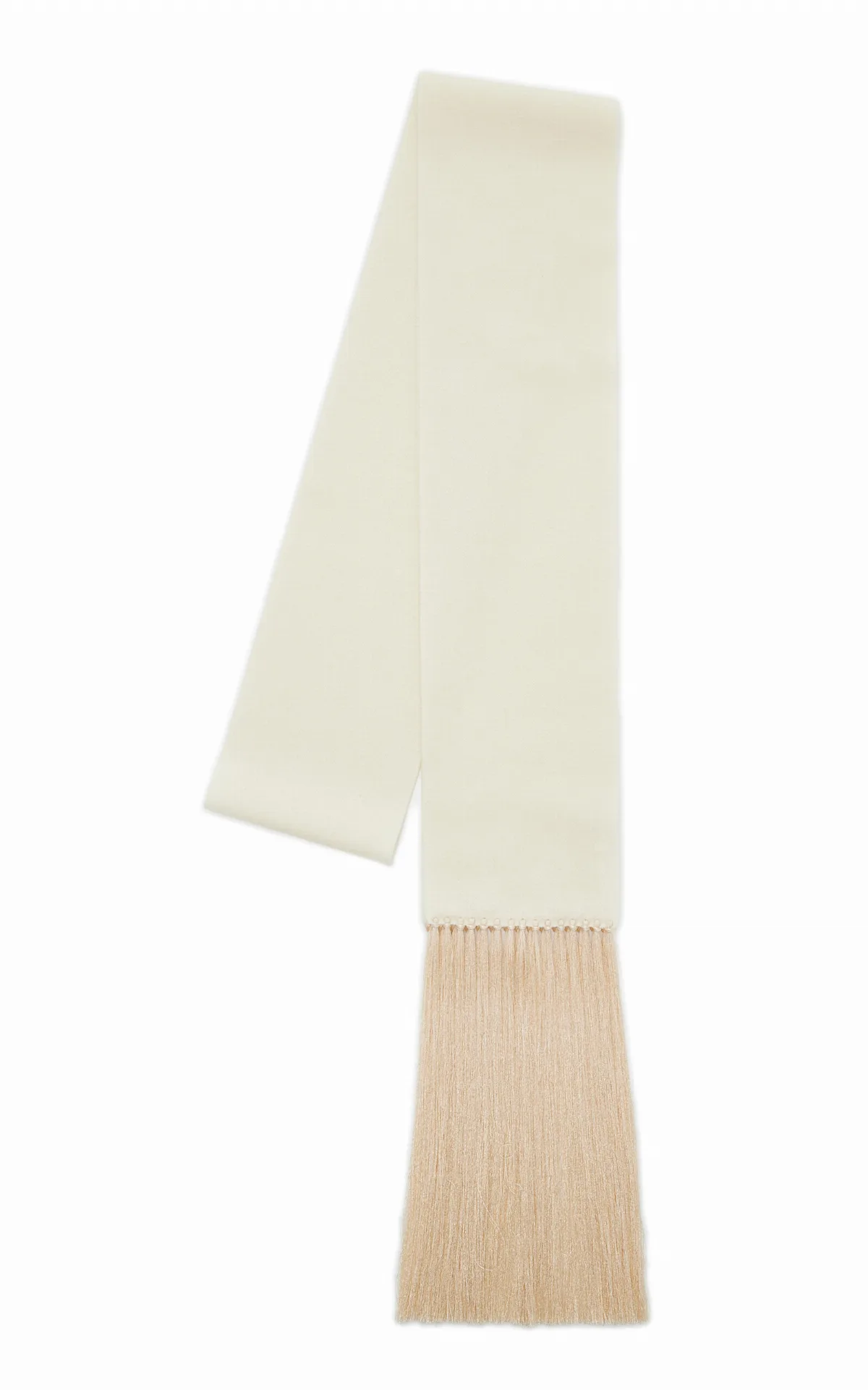 Brisa Slim Fringed Wool-Cashmere Scarf