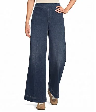 Denim-Ish Wide Leg Pants by SPANX