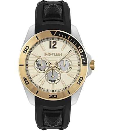Nitro Xtreme Chronograph Silicone Strap Watch by Philipp Plein