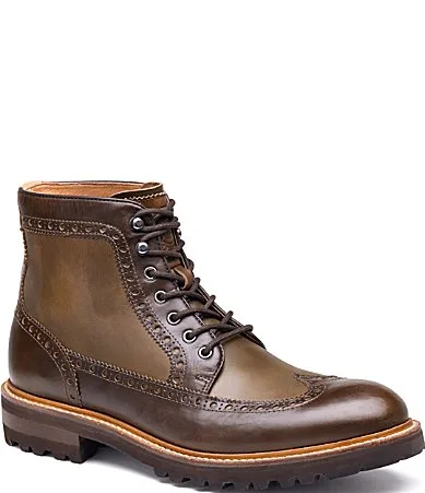 Kingsbury Multi Color Wing Tip Boots