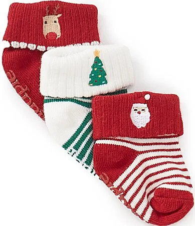 Christmas Sock Box Gift Set by Mud Pie