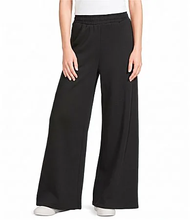 Drawstring Wide Leg Sweatpants by GB