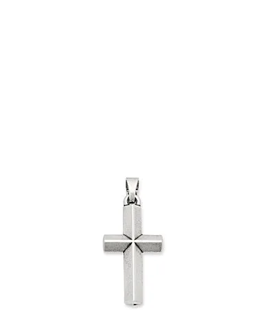 Simple Cross Sterling Silver Pendant by James Avery