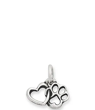 Furry Friends Heart Sterling Silver Charm by James Avery