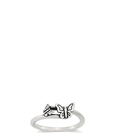 Dancing Butterflies Sterling Silver Ring by James Avery