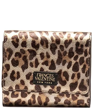 Perfect Metallic Leopard Wallet by Frances Valentine