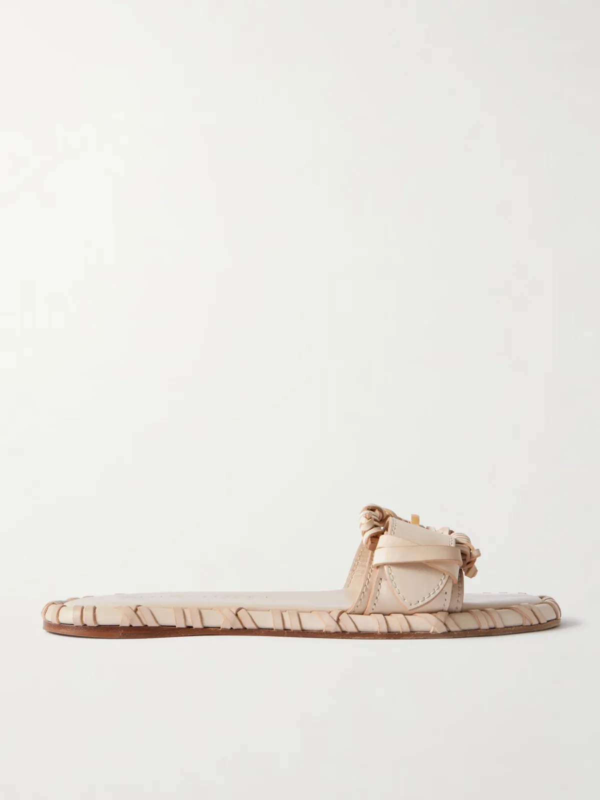 - Alchemy Buckled Leather Slides -
