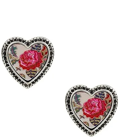 Heart Stud Earrings by Patricia Nash