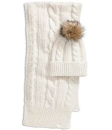 Oh Mega Beanie and Scarf Set by The North Face