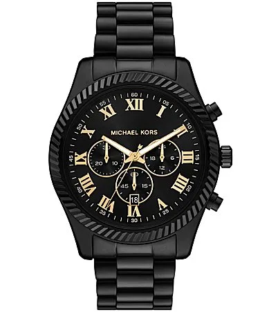 Lexington Quartz Chronograph Stainless Steel Bracelet Watch by MICHAEL Michael Kors