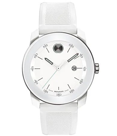 Bold TR90 Quartz Analog Silicone Strap Watch by Movado