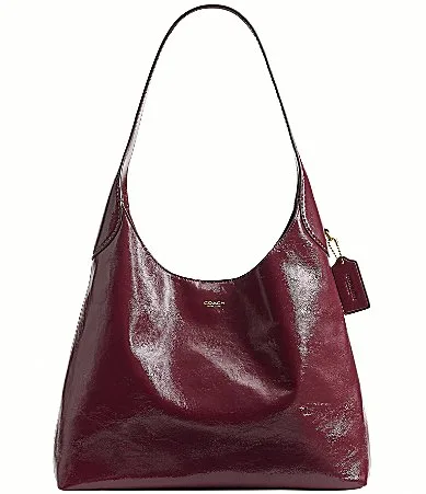 Brooklyn 34 Glazed Leather Shoulder Bag by Coach
