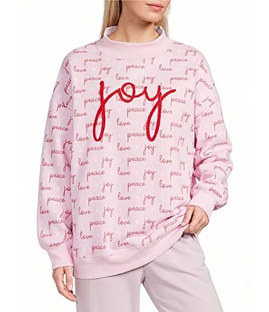 Long Sleeve Joy Oversized Fit Sweatshirt by Katydid