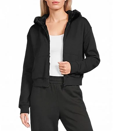 Faux Fur Hoodie by GB
