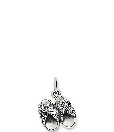 Fuzzy Slippers Sterling Silver Charm by James Avery