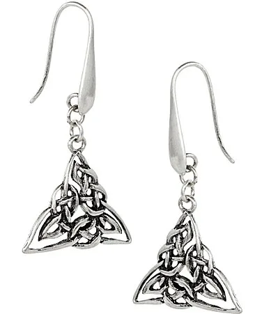 Triangle Filigree Drop Earrings by Patricia Nash