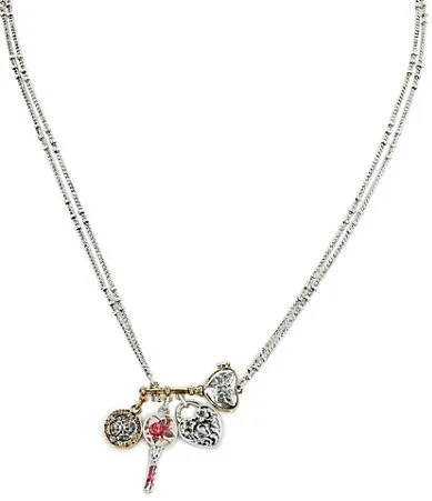Key Charm Collar Necklace by Patricia Nash