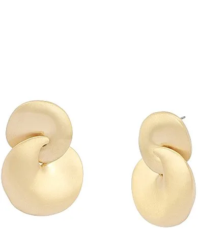 Robert Lee Morris Soho Molten Double Drop Earrings by Lee