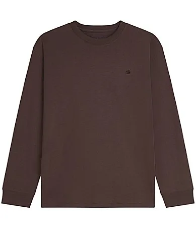 Embroidered Logo Long Sleeve T-Shirt by Scotch & Soda