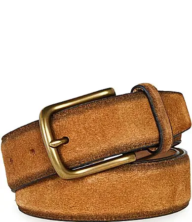 Burnished Suede Belt by Roundtree & Yorke