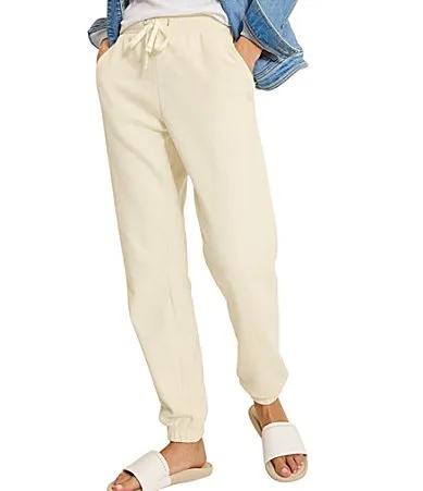 Marina Del Mar Brush Back Fleece Wide Leg Drawstring Front Coordinating Joggers by Tommy Bahama
